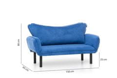 Atelier Del Sofa 2-místná pohovka Chatto - Blue, Modrá