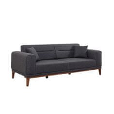 Atelier Del Sofa 3-místná pohovka Liones 33 - Anthracite, Antracitová