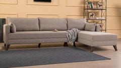 Atelier Del Sofa Rohová sedací souprava Bella Corner Sofa Right 1 - Cream, Krémová