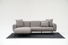 Atelier Del Sofa Rohová sedací souprava Side Left - Light Grey, Světlá Šedá