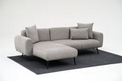 Atelier Del Sofa Rohová sedací souprava Side Left - Light Grey, Světlá Šedá