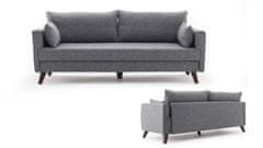 Atelier Del Sofa 3-místná pohovka Bella Sofa Bed - Grey, Šedá