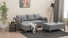 Atelier Del Sofa Rohová sedací souprava Bella Corner Sofa Left 2, Šedá