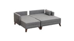 Atelier Del Sofa Rohová sedací souprava Bella Corner Sofa Left 2, Šedá