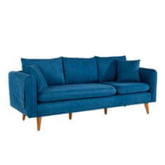 Atelier Del Sofa 3-místná pohovka Sofia - Dark Blue, Tmavá Modrá