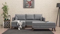 Atelier Del Sofa Rohová sedací souprava Bella Corner Sofa Left 2, Šedá