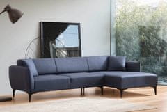 Atelier Del Sofa Rohová sedací souprava Belissimo Right - Blue, Modrá