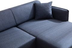 Atelier Del Sofa Rohová sedací souprava Belissimo Right - Blue, Modrá