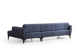 Atelier Del Sofa Rohová sedací souprava Belissimo Right - Blue, Modrá