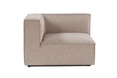 Atelier Del Sofa 1-místná pohovka - křeslo Sora L1 - Sand Beige, Písková Béžová