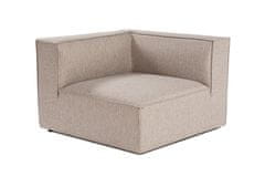 Atelier Del Sofa 1-místná pohovka - křeslo Sora L1 - Sand Beige, Písková Béžová