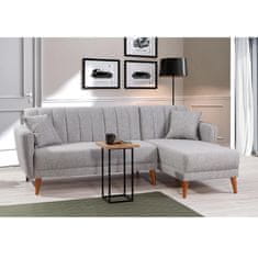 Atelier Del Sofa Rohová sedací souprava Aqua Corner Right - Grey, Šedá