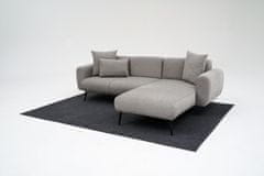 Atelier Del Sofa Rohová sedací souprava Side Right - Light Grey, Světlá Šedá