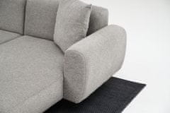 Atelier Del Sofa Rohová sedací souprava Side Right - Light Grey, Světlá Šedá