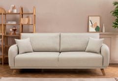 Atelier Del Sofa 3-místná pohovka Hera - Cream, Krémová