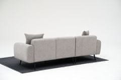 Atelier Del Sofa Rohová sedací souprava Side Right - Light Grey, Světlá Šedá