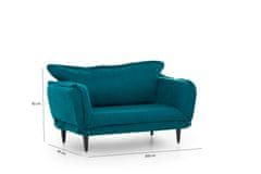 Atelier Del Sofa 2-místná pohovka Vino Daybed - Petrol Green GR124\01, Zelená