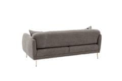 Atelier Del Sofa 3-místná pohovka Simena - Grey, Šedá, Zlatá