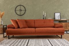 Atelier Del Sofa 3-místná pohovka Mustang - Orange, Oranžová