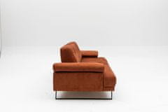 Atelier Del Sofa 3-místná pohovka Mustang - Orange, Oranžová