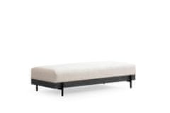 Atelier Del Sofa Taburet Eti Black Pouffe - White, Bílá