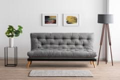 Atelier Del Sofa 3-místná pohovka Saki - Light Grey, Světlá Šedá