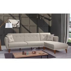 Atelier Del Sofa Rohová sedací souprava Aria Corner - Cream, Krémová