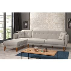 Atelier Del Sofa Rohová sedací souprava Aria Corner - Cream, Krémová