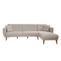 Atelier Del Sofa Rohová sedací souprava Aria Corner - Cream, Krémová