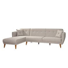 Atelier Del Sofa Rohová sedací souprava Aria Corner - Cream, Krémová