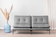 Atelier Del Sofa 3-místná pohovka Martin Sofabed - Grey GR110, Šedá