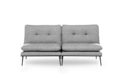 Atelier Del Sofa 3-místná pohovka Martin Sofabed - Grey GR110, Šedá