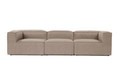 Atelier Del Sofa 3-místná pohovka Fora 3 Seater - Brown, Hnědá