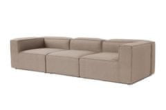 Atelier Del Sofa 3-místná pohovka Fora 3 Seater - Brown, Hnědá