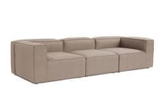 Atelier Del Sofa 3-místná pohovka Fora 3 Seater - Brown, Hnědá