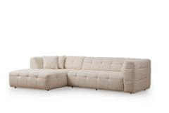 Atelier Del Sofa Rohová sedací souprava Cady 3 Seater Left - Beige, Béžová