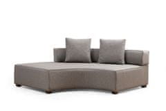 Atelier Del Sofa Rohová sedací souprava Gondol-1 (L3-CHL) - Grey, Šedá