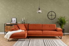 Atelier Del Sofa Rohová sedací souprava Mustang Large Left - Orange, Oranžová