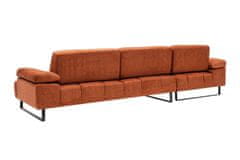 Atelier Del Sofa Rohová sedací souprava Mustang Large Left - Orange, Oranžová