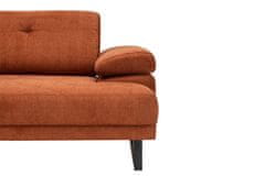 Atelier Del Sofa Rohová sedací souprava Mustang Large Left - Orange, Oranžová