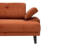 Atelier Del Sofa Rohová sedací souprava Mustang Large Left - Orange, Oranžová