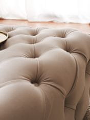 Atelier Del Sofa Taburet Chester - Cream, Krémová