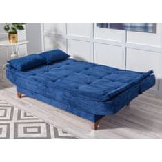 Atelier Del Sofa 3-místná pohovka Kelebek - Dark Blue, Tmavá Modrá