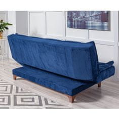 Atelier Del Sofa 3-místná pohovka Kelebek - Dark Blue, Tmavá Modrá