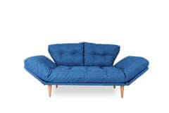 Atelier Del Sofa 3-místná pohovka Nina Daybed - Parliament Blue GR108, Modrá