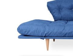 Atelier Del Sofa 3-místná pohovka Nina Daybed - Parliament Blue GR108, Modrá