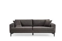 Atelier Del Sofa 3-místná pohovka Astana 3 Seater - Anthracite, Antracitová