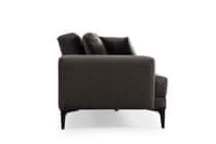 Atelier Del Sofa 3-místná pohovka Astana 3 Seater - Anthracite, Antracitová