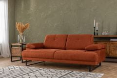 Atelier Del Sofa 2-místná pohovka Mustang - Orange, Oranžová