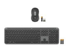 Logitech Signature Slim Combo MK950 tipkovnica in miška, SLO g., grafitna